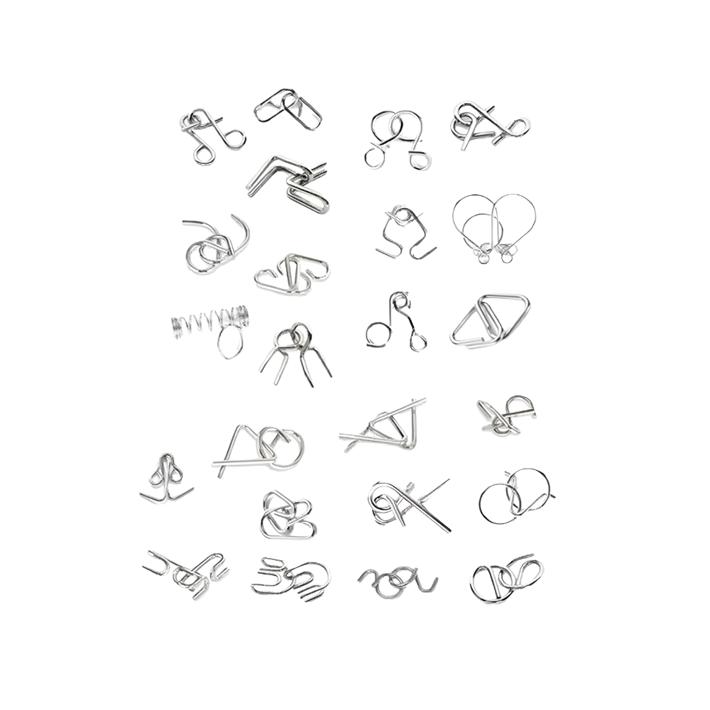 Calendario de Adviento Navideño de Rompecabezas Metálicos – 24 Juegos de Ingenio y Diversión Educativa para Todas las Edades-Advent calendar-Hogar88-Hogar88