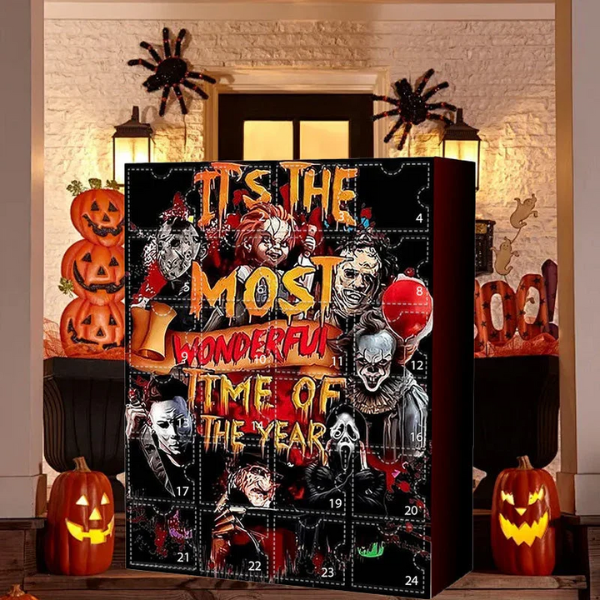 Calendario de Adviento de Halloween con 24 Figuras Sorpresa – Diversión Diaria y Terror Espeluznante-Advent calendar-Hogar88-Hogar88