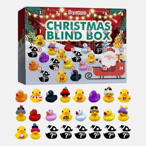 Calendario de Adviento de Patitos de Goma Navideños – 24 Días de Diversión y Sorpresas para Niños-Advent calendar-Hogar88-Hogar88