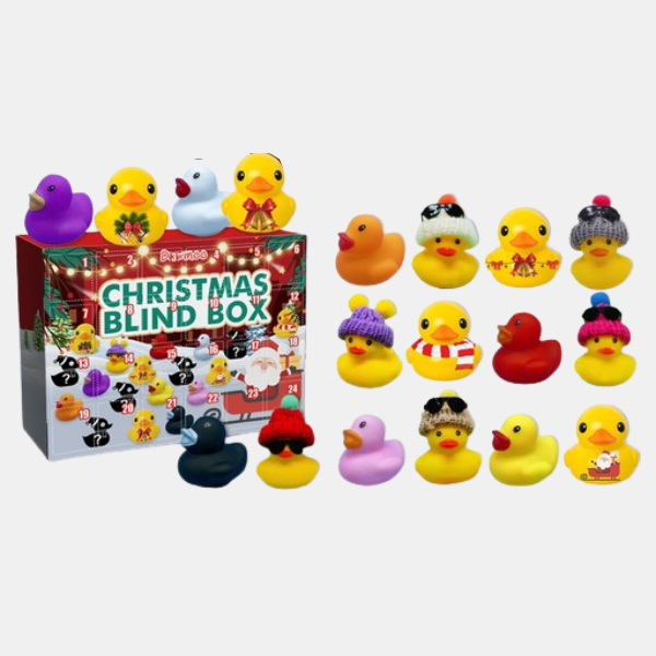 Calendario de Adviento de Patitos de Goma Navideños – 24 Días de Diversión y Sorpresas para Niños-Advent calendar-Hogar88-Hogar88