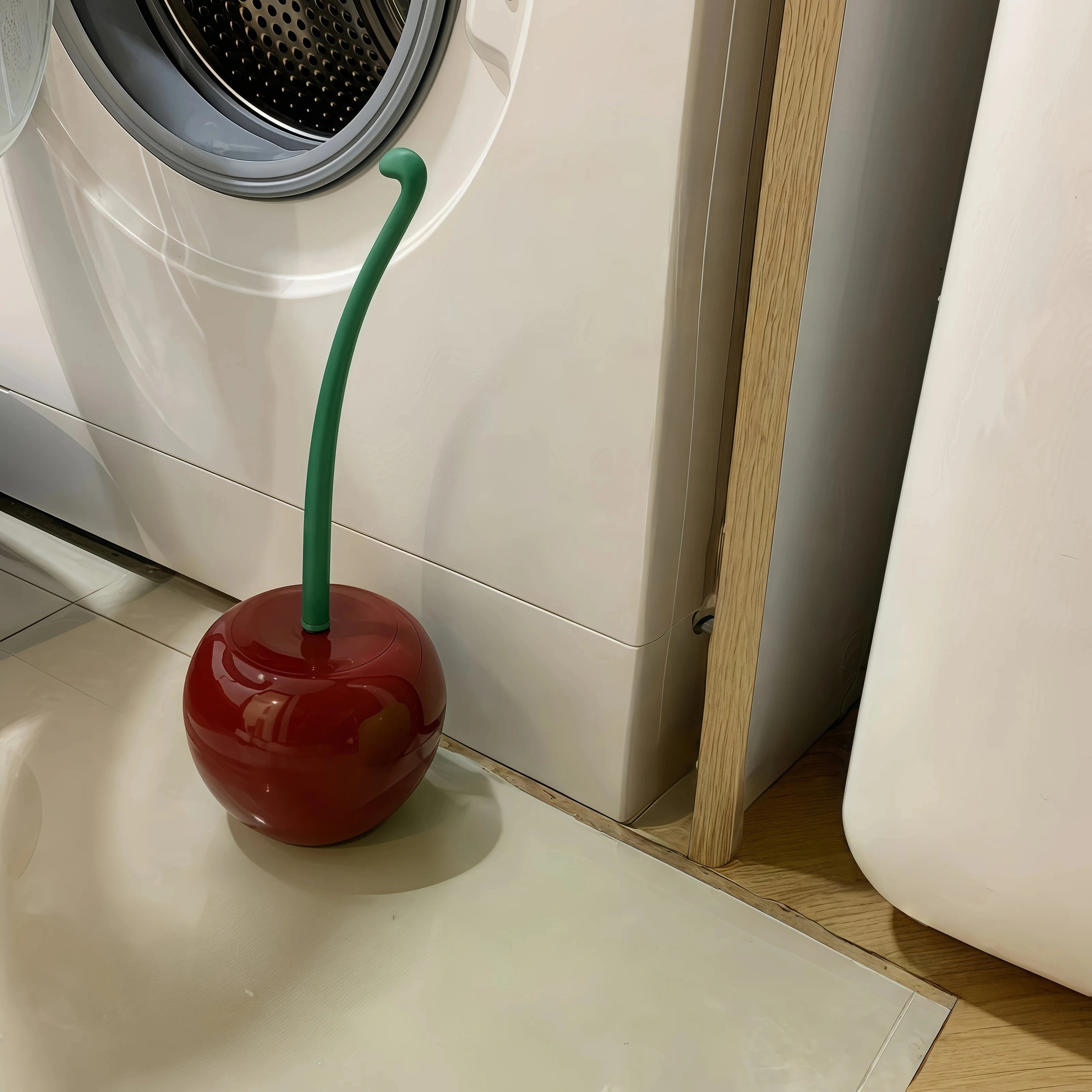 Cepillo de Baño Nórdico con Soporte – Cabezal Grueso y Mango Antideslizante-Toilet Brushes & Holders-Hogar88-Hogar88