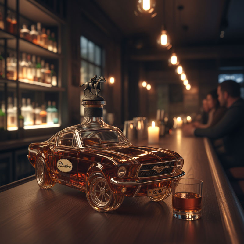 Decantador de Whisky con Forma de Coche – Diseño Mustang-Decanters-Hogar88-Hogar88
