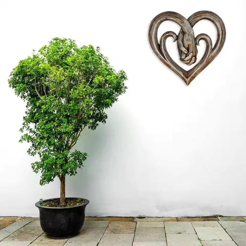 Decoración de Pared en Forma de Manos – Diseño Simbólico de Unión-Sculptures & Statues-Hogar88-Hogar88