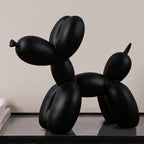 Escultura Perro Globo Nórdica – Decoración Moderna y Divertida para el Hogar-Home & Garden-Hogar88-Negro-Hogar88