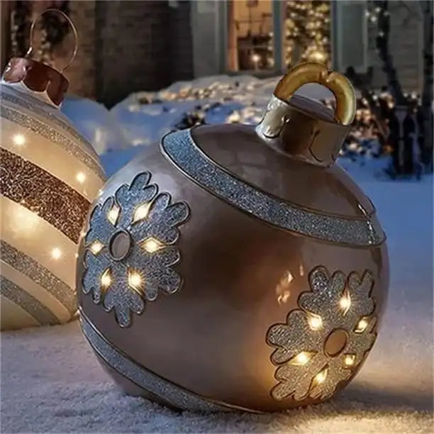 Esfera Inflable de Navidad – Diseño Resistente y Iluminación Festiva para Exteriores-Home Decor-Hogar88-E-Hogar88
