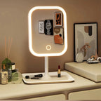 Espejo de Maquillaje LED con Luz Ajustable – Control Táctil Preciso-Face Mirrors-Hogar88-Hogar88