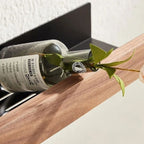 Estante de Baño Rústico – Montaje sin Taladro y Diseño Natural-Wall-Mounted Caddies-Hogar88-Hogar88