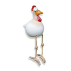 Estatua de Gallina Colorida – Figura de Jardín en Resina Duradera-Garden Sculptures-Hogar88-Hogar88