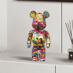 Figura Decorativa de Oso Colorido – Diseño Moderno y Toque Divertido para el Hogar-Home Decor-Hogar88-F-Hogar88