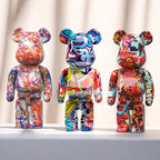Figura Decorativa de Oso Colorido – Diseño Moderno y Toque Divertido para el Hogar-Home Decor-Hogar88-Hogar88
