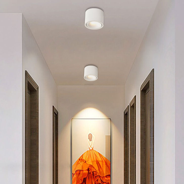 Foco LED Minimalista Redondo – Iluminación Ajustable para Interiores-Ceiling Light Fixtures-Hogar88-Hogar88