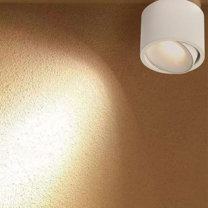 Foco LED Minimalista Redondo – Iluminación Ajustable para Interiores-Ceiling Light Fixtures-Hogar88-Hogar88