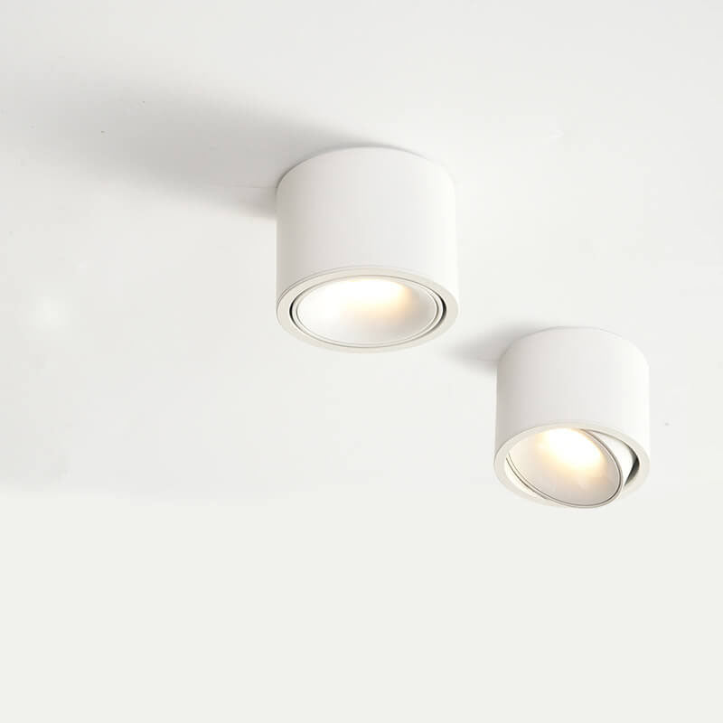 Foco LED Minimalista Redondo – Iluminación Ajustable para Interiores-Ceiling Light Fixtures-Hogar88-Hogar88