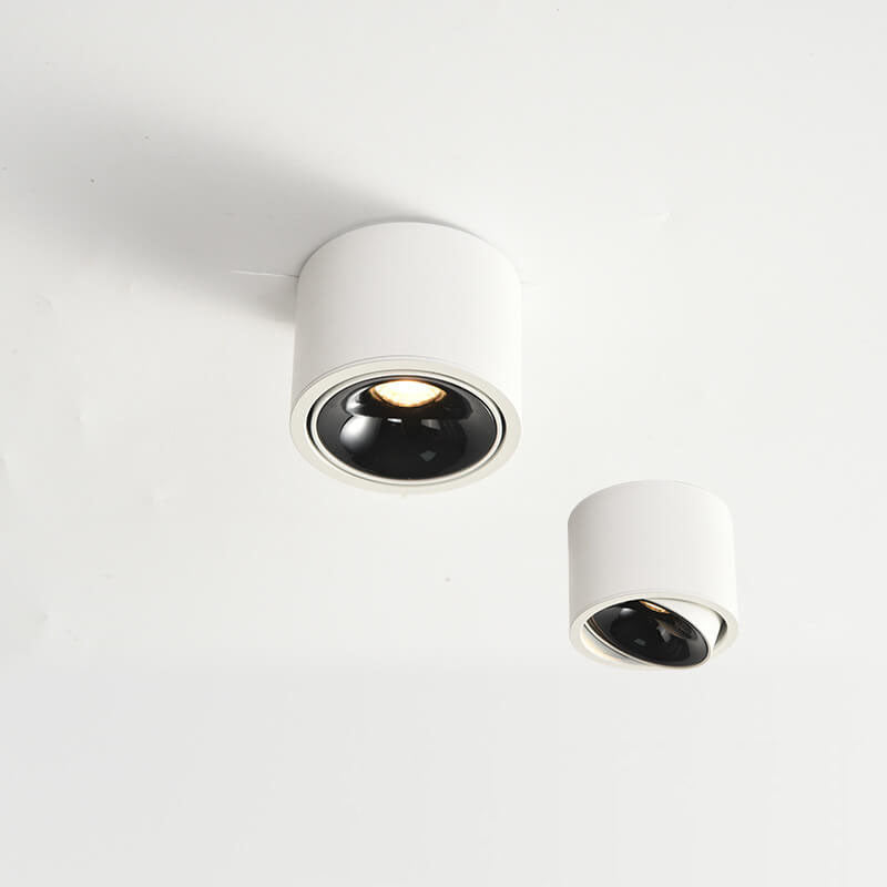 Foco LED Minimalista Redondo – Iluminación Ajustable para Interiores-Ceiling Light Fixtures-Hogar88-Hogar88