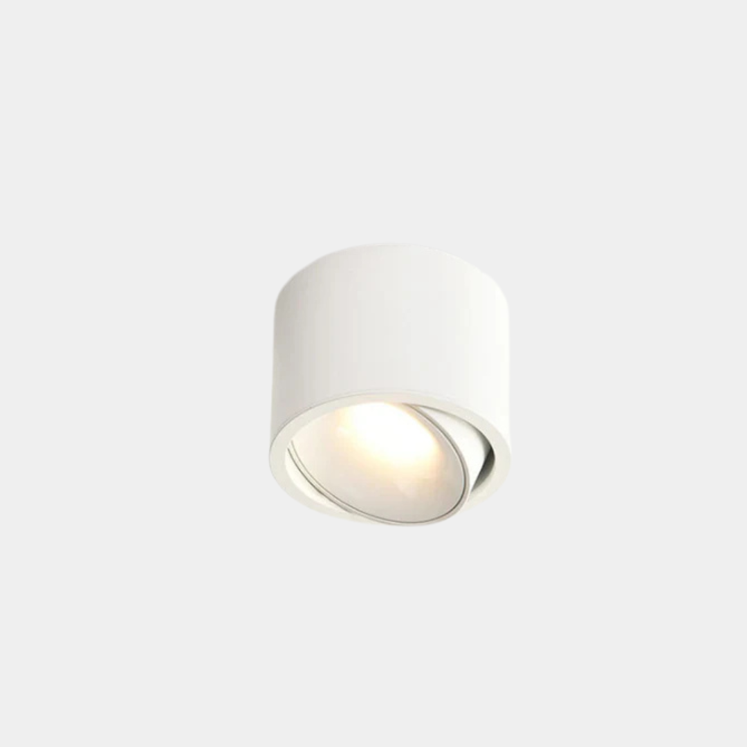 Foco LED Minimalista Redondo – Iluminación Ajustable para Interiores-Ceiling Light Fixtures-Hogar88-Hogar88