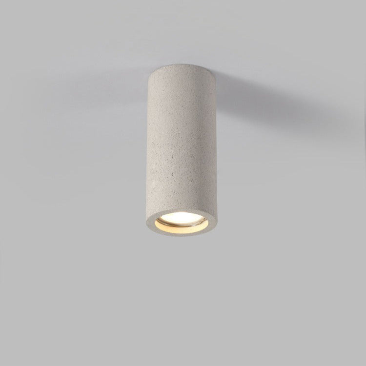 Foco de Techo de Cemento Minimalista – Iluminación Moderna y Duradera-Ceiling Light Fixtures-Hogar88-Hogar88