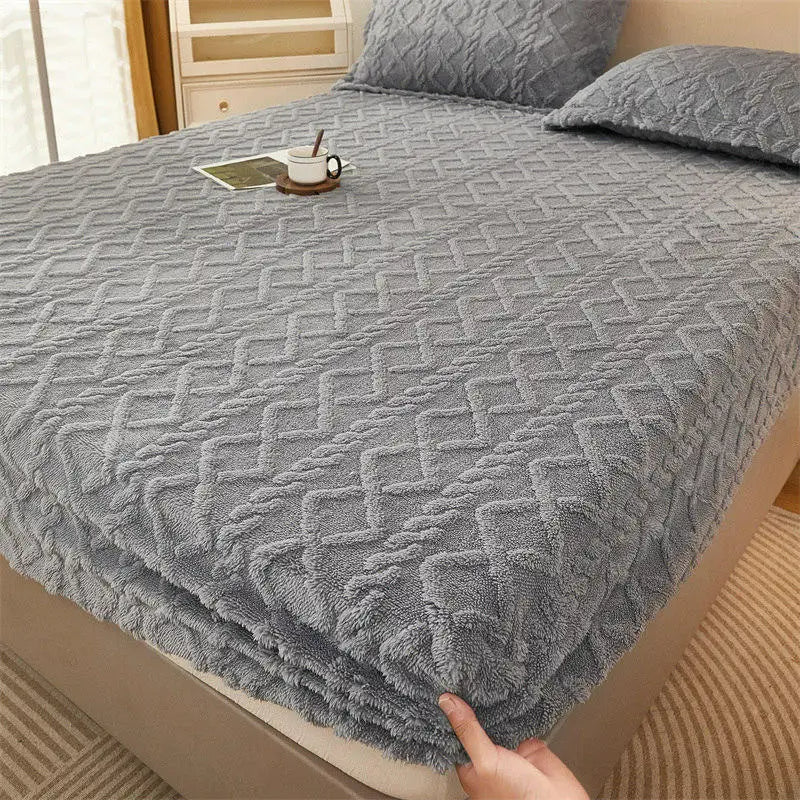 Funda de Cama de Terciopelo Acolchada – Suave, Elegante y Transpirable-Bedroom-Hogar88-Hogar88