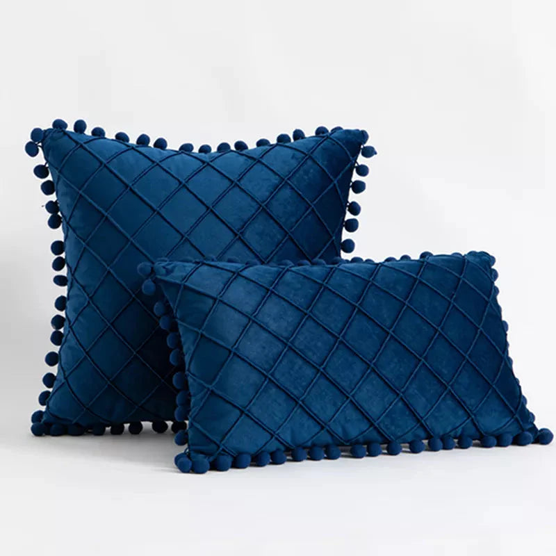 Funda de Cojín con Costura Diamante – Elegancia Texturizada-Chair & Sofa Cushion Covers-Hogar88-Hogar88