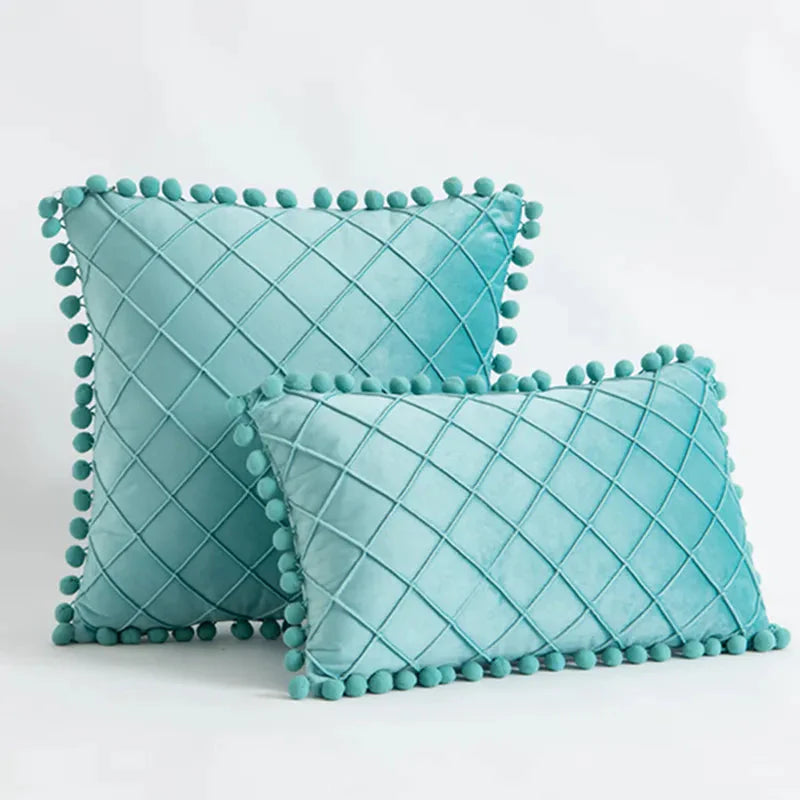 Funda de Cojín con Costura Diamante – Elegancia Texturizada-Chair & Sofa Cushion Covers-Hogar88-Hogar88
