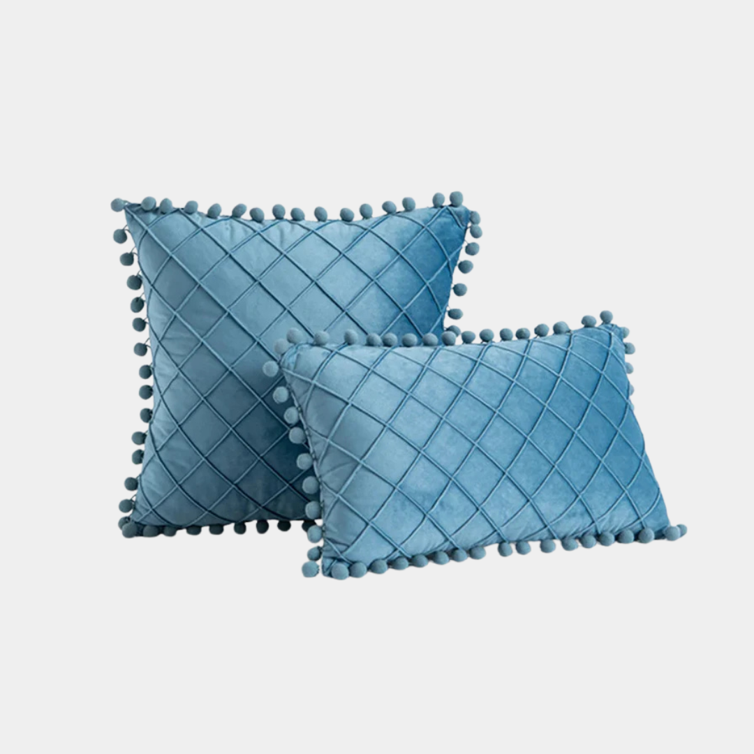 Funda de Cojín con Costura Diamante – Elegancia Texturizada-Chair & Sofa Cushion Covers-Hogar88-Hogar88