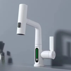 Grifo Flexible con Pantalla LED – Diseño Giratorio y Extensible-Kitchen Sink Faucets-Hogar88-Hogar88