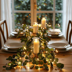 Guirnalda LED de Olivo Decorativa – Luz Cálida Natural Interior-Artificial Non-Flowering Plants-Hogar88-Hogar88