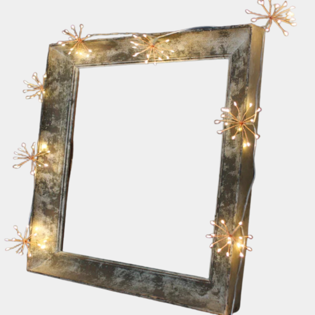 Guirnalda Luminosa Starburst de Cobre – Luz Cálida Decorativa-Light Ropes & Strings-Hogar88-Batería-Hogar88