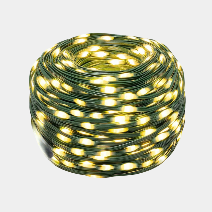 Guirnalda de Luces LED Impermeable – Iluminación Multicolor para Jardín y Terraza-Lighting-Hogar88-Blanco cálido-10M 100 LED's-Hogar88