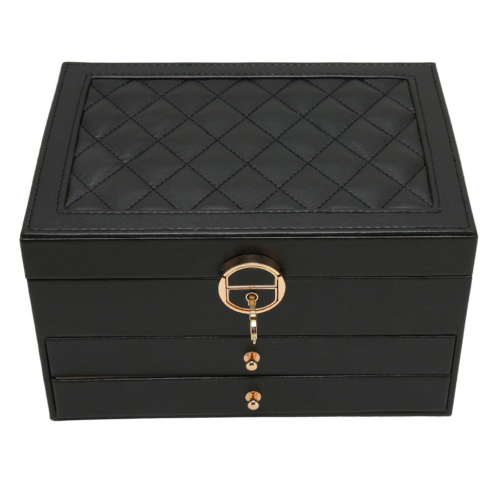 Joyero de Cuero Multicapa – Organización Elegante-Jewelry Boxes-Hogar88-Hogar88