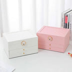 Joyero de Cuero Multicapa – Organización Elegante-Jewelry Boxes-Hogar88-Hogar88