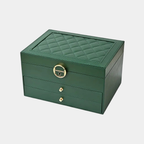 Joyero de Cuero Multicapa – Organización Elegante-Jewelry Boxes-Hogar88-Hogar88