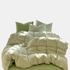 Juego de Funda Nórdica – Ropa de Cama Elegante y Confortable para Hogar-Duvet Cover Sets-Hogar88-Verde-Pareja-Hogar88