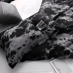 Juego de Ropa de Cama Mármol Negro Elegante – Diseño Moderno Sofisticado-Bedding Set-Hogar88-Hogar88