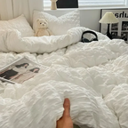 Juego de Ropa de Cama Seersucker Elegante y Transpirable – Suave, Ligero y Sin Arrugas-Bedding-Hogar88-Hogar88