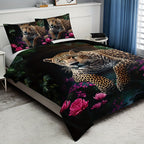 Juego de Ropa de Cama con Estampado Digital de Animales – Suave, Cálido y Versátil (3 Piezas)-Bedroom-Hogar88-Hogar88