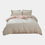 Juego de Ropa de Cama con Estampado Floral – Romántico, Suave y Elegante-Home & Garden-Hogar88-Estilo 01-Funda doble 4 unidades 150 cm x 200 cm-Hogar88