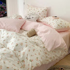 Juego de Ropa de Cama con Estampado Floral – Romántico, Suave y Elegante-Home & Garden-Hogar88-Hogar88