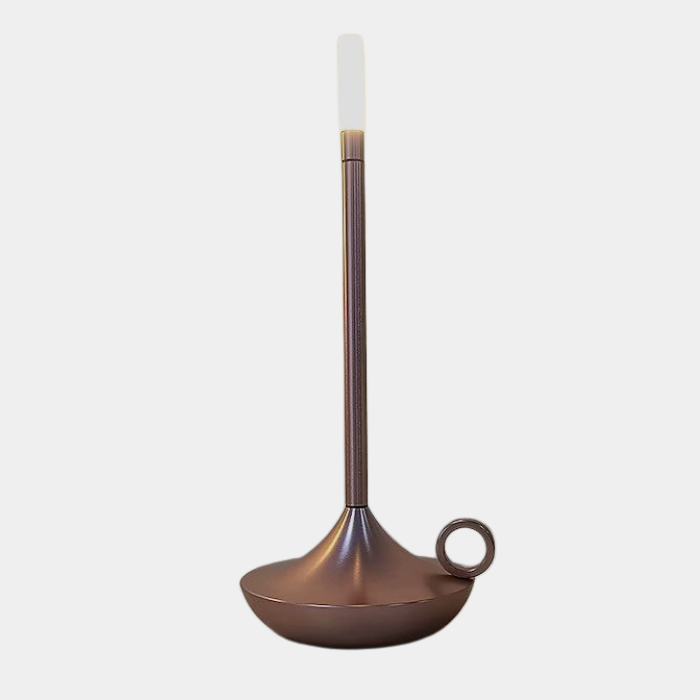 Lámpara Candelabro Nórdica Recargable de Aleación Metálica – Moderna, Elegante y Minimalista-Lamp-Hogar88-Dorado-Hogar88