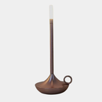 Lámpara Candelabro Nórdica Recargable de Aleación Metálica – Moderna, Elegante y Minimalista-Lamp-Hogar88-Dorado-Hogar88
