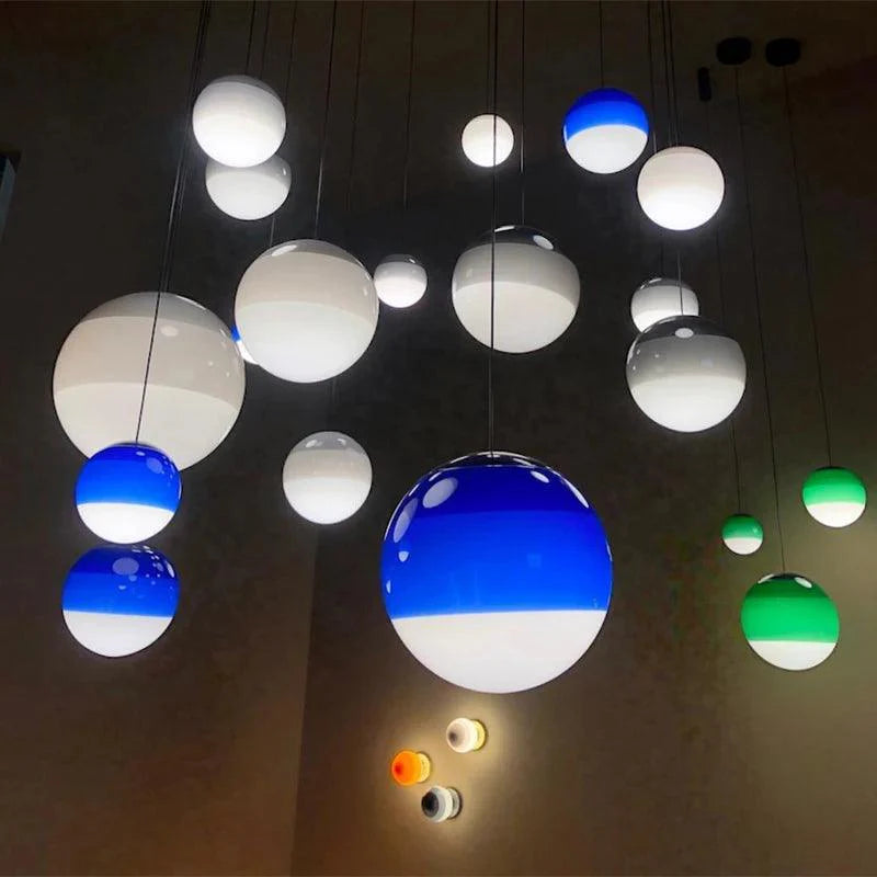 Lámpara Colgante Dipping de Vidrio – Iluminación Artística Decorativa-Ceiling Light Fixtures-Hogar88-Hogar88