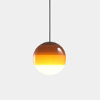 Lámpara Colgante Dipping de Vidrio – Iluminación Artística Decorativa-Ceiling Light Fixtures-Hogar88-Amarillo-15cm-Hogar88