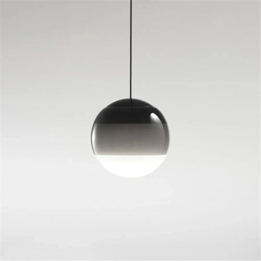 Lámpara Colgante Dipping de Vidrio – Iluminación Artística Decorativa-Ceiling Light Fixtures-Hogar88-Negro-15cm-Hogar88