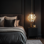 Lámpara Colgante Floral Nórdica de Cristal – Luz Cálida Decorativa-Ceiling Light Fixtures-Hogar88-Hogar88