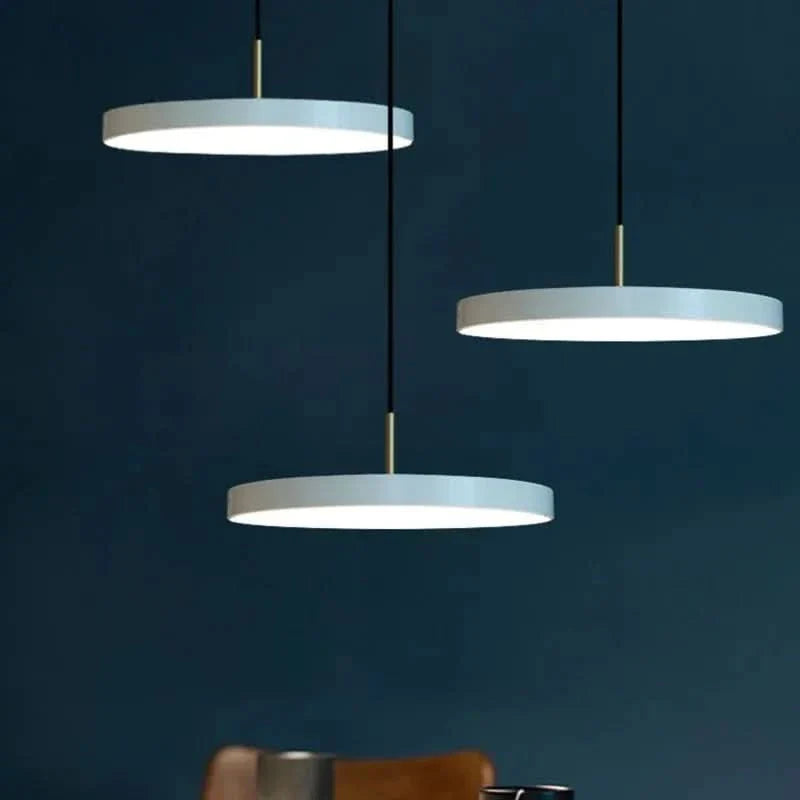 Lámpara Colgante LED de Disco – Luz Regulable para Ambientes Modernos-Ceiling Light Fixtures-Hogar88-Hogar88