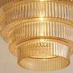 Lámpara Colgante LED de Estilo Nórdico Retro – Hierro y Vidrio para un Ambiente Elegante y Sofisticado-Pendant Lamp-Hogar88-Hogar88