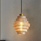 Lámpara Colgante LED de Estilo Nórdico Retro – Hierro y Vidrio para un Ambiente Elegante y Sofisticado-Pendant Lamp-Hogar88-Hogar88