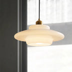 Lámpara Colgante Mid Century de Vidrio Ópalo – Estilo Moderno Clásico para Ambientes Sofisticados-Ceiling Light Fixtures-Hogar88-Hogar88