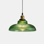 Lámpara Colgante Moderna – Iluminación Elegante para Decoración de Hogar-Ceiling Lamps-Hogar88-Oval Verde 31cm-Hogar88
