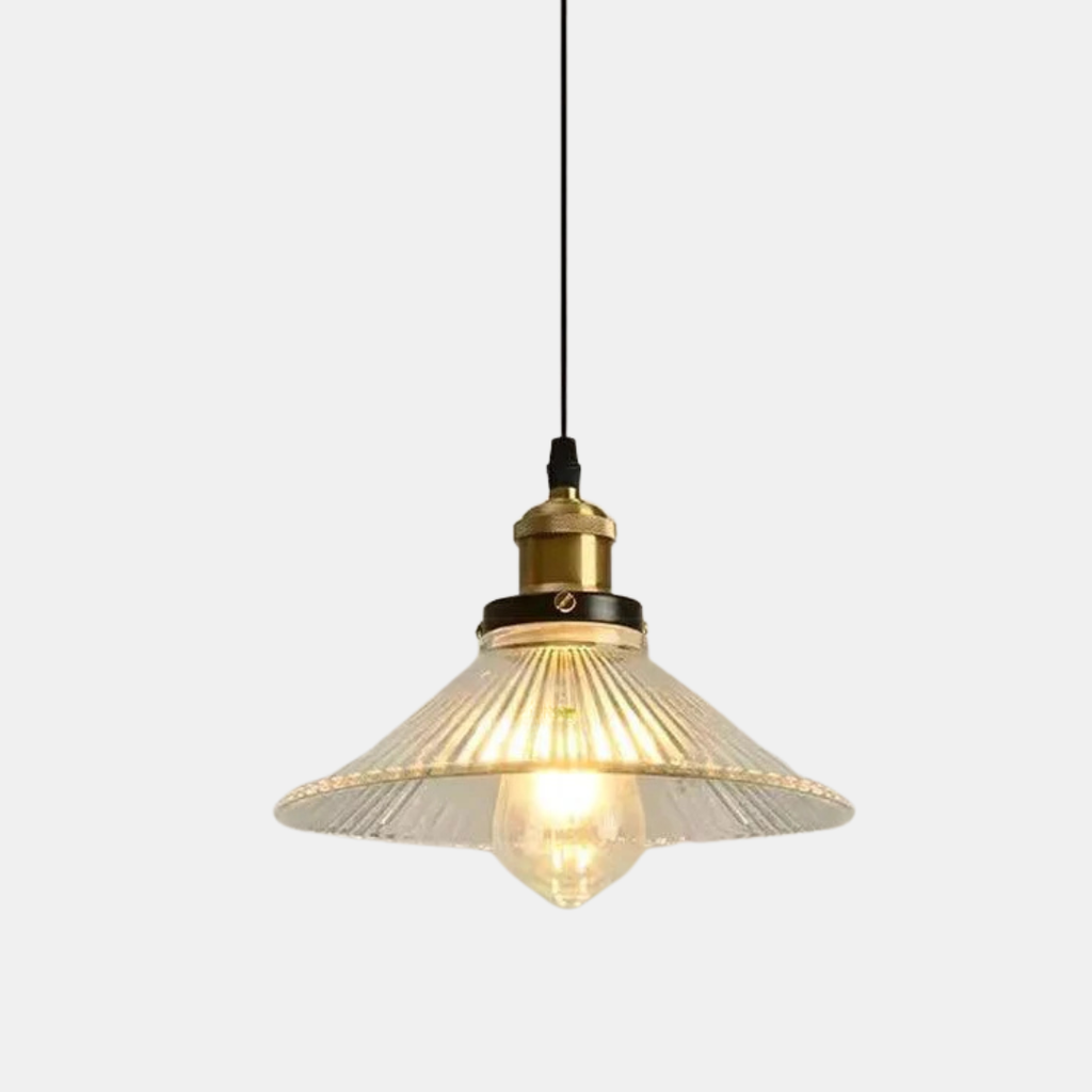 Lámpara Colgante Moderna – Iluminación Elegante para Decoración de Hogar-Ceiling Lamps-Hogar88-Sombrero corto transparente 25cm-Hogar88