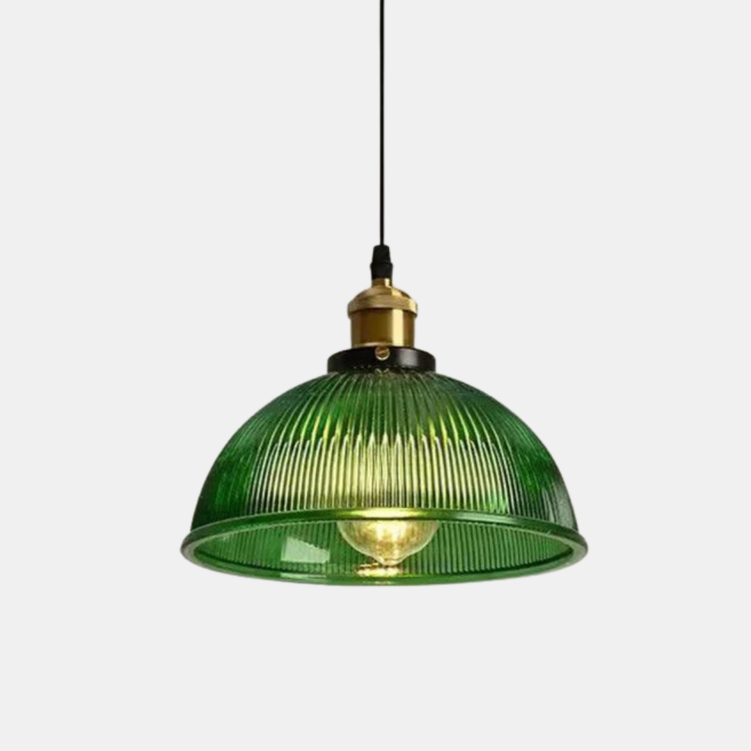 Lámpara Colgante Moderna – Iluminación Elegante para Decoración de Hogar-Ceiling Lamps-Hogar88-Verde Media Luna 25cm-Hogar88